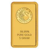 Perth Mint Kangaroo 5g Gold Minted Bar