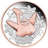 SpongeBob SquarePants - Patrick Star 2025 2oz Silver Proof Gilded Coin