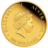 Australian Kangaroo 2017 2oz Gold Proof Pink Diamond Edition