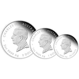 Australian Lunar Series III 2027 Year of the Goat Silver Proof Three-Coin Set