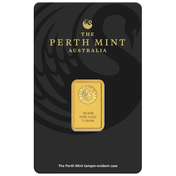 Perth Mint Kangaroo 5g Gold Minted Bar