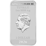 Stranger Things - Season 3 2026 1oz Silver Coloured Rectangular Coin
