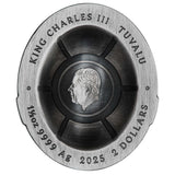 Teenage Mutant Ninja Turtles - Domed Shell 2025 1.5oz Silver Antiqued Coloured Coin