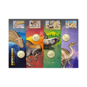 2022 Australian Dinosaurs Four-Coin Privy Mark Limited-Edition $1 PNC