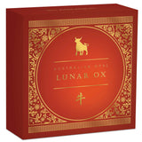 Australian Opal Lunar Series 2021 Year of the Ox 1oz Silver Proof Coin