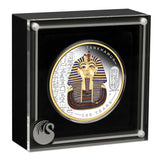 Tutankhamun Discovery 100 Year Anniversary 2022 2oz Silver Proof Gilded Coloured Coin