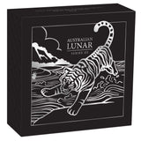 Australian Lunar Series III 2022 Year of the Tiger 1oz Silver Proof High Relief Coin