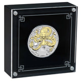 Lunar Series III 2024 Year of the Dragon 1oz Silver Gilded Coin