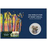 ANA World’s Fair of Money Special Koala 2026 1oz Silver Coloured Coin with Liberty Bell Privy Mark