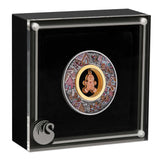 Gingerbread Christmas 2026 2oz Silver Antiqued Coloured Coin