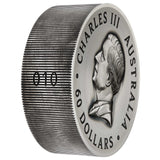 Butterfly 2025 2 Kilo Silver High Relief Antiqued Coin