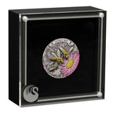 Honey Bee 2025 2oz Silver Antiqued Coloured Coin
