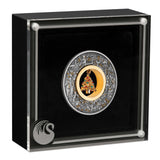 Santa's Workshop 2025 2oz Silver Antiqued Coloured Coin