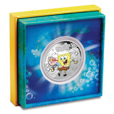 2024 SpongeBob SquarePants - SpongeBob and Gary 1oz Silver Proof Coloured Coin