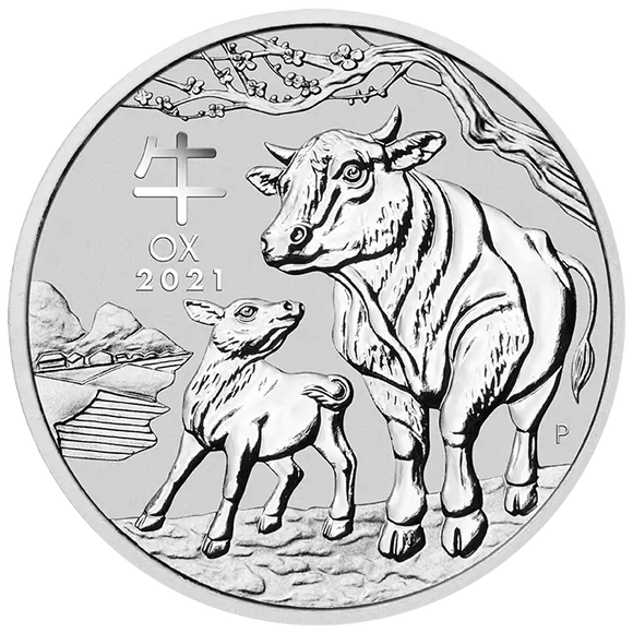 2021 1/2oz Silver Year of the Ox Coin