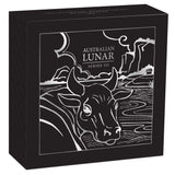 Australian Lunar Series III 2021 Year of the Ox 1oz Silver Proof High Relief Coin