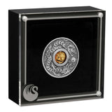 Year of the Dragon Rotating Charm 2024 1oz Silver Antiqued Coin