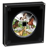 Year of the Horse Quadrant 2026 1oz Silver Proof Coloured Four-Coin Set
