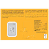 Golden Dragon 2026 1oz Silver Coloured Rectangular Coin in Card