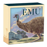 2026 Australian Emu 1oz Silver Coloured Coin