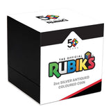 Rubik’s™ Cube 50th Anniversary 2024 2oz Silver Antiqued Coloured Coin