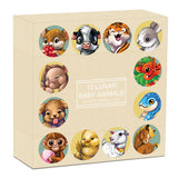 2025 Twelve Baby Lunar Animals 5oz Silver Proof Coin