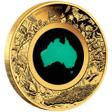 Great Southern Land 2026 1oz Gold Proof Chrysoprase Coin