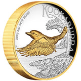 Australian Kookaburra 2026 2oz Silver Proof High Relief Gilded Coin