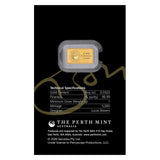 Bon Scott 80th Anniversary 2026 1g Gold Minted Bar