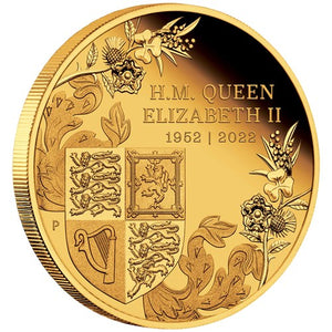 The Queen’s Platinum Jubilee 2022 1/4oz Gold Proof Coin