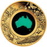 Great Southern Land 2026 1oz Gold Proof Chrysoprase Coin