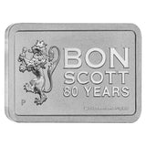 Bon Scott 80th Anniversary 2026 10g Silver Minted Bar