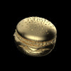 2025 Golden Burger - 24g Gold Gilded Silver Coin