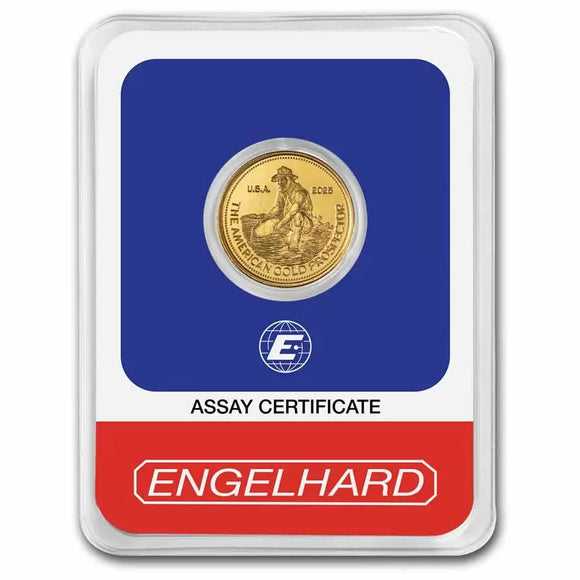 2025 Engelhard Gold Prospector Round 1/10oz
