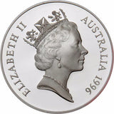 1996 $1 30th Anniversary of Decimal Currency In Australia 1oz Silver Proof Coin
