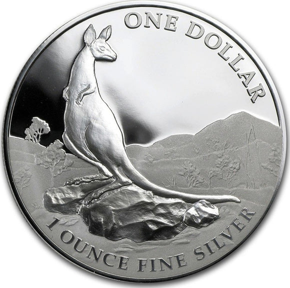 2013 $1 Kangaroo Series Explorer's First Sightings 1oz Silver Proof Coin