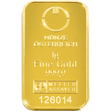 Austrian Mint 1g Gold Kinebar