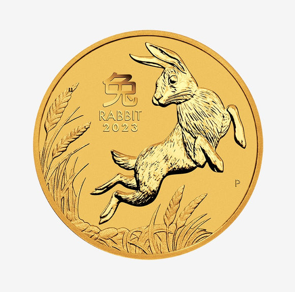 2023 Year of the Rabbit 1/10oz Gold Bullion Coin
