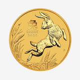 2023 Year of the Rabbit 1/10oz Gold Bullion Coin