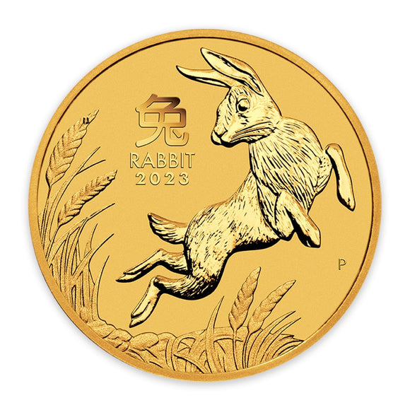 Australian Lunar Series III 2023 Year of the Rabbit 1/4oz Gold Bullion Coin