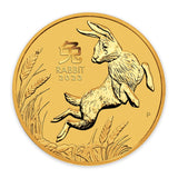 Australian Lunar Series III 2023 Year of the Rabbit 1/4oz Gold Bullion Coin