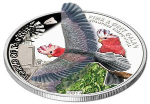 2017 $5 Pink & Grey Galah 3D Silver Proof