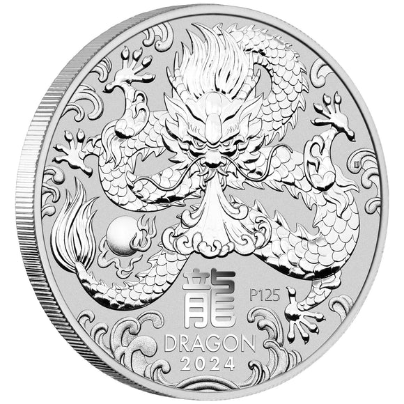 2024 Year of the Dragon 1/2oz Silver Bullion Coin