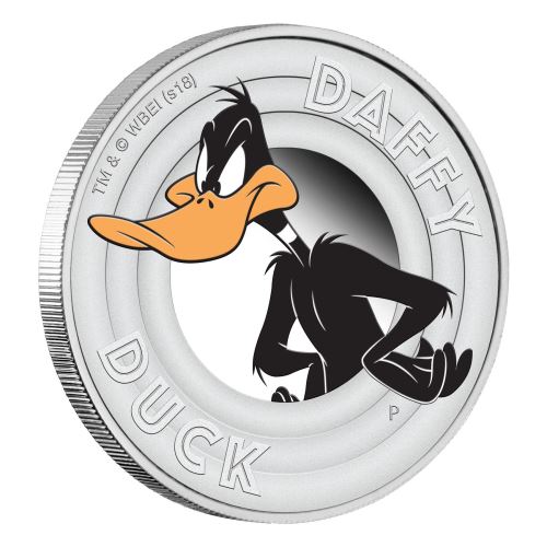 2018 Looney Tunes - DAFFY DUCK 1/2oz Silver Proof Coin