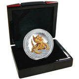 2014 $1 Australia's Remarkable Reptile Thorny Devil Lizard 1oz Silver Coloured Proof Coin