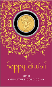 2018 Diwali Festival 1g Gold Coin