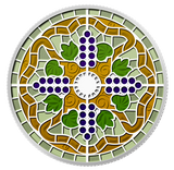 Canada 1oz Fine Silver Coin - Stained Glass: Casa Loma