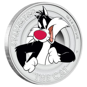 2018 Looney Tunes - Sylvester 1/2oz Silver Proof Coin