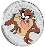 2018 Looney Tunes 1/2oz Tasmania Devil Silver Proof Coin