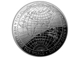 2019 $5 1oz Fine Silver Proof 1812 A New Map of the World - Captain Cook's Tracks